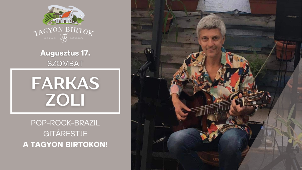 Farkas Zoli Pop-Rock-Brazil Gitárestje a Tagyon Birtokon!