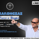 Rakonczai Imre piano a Hegyen
