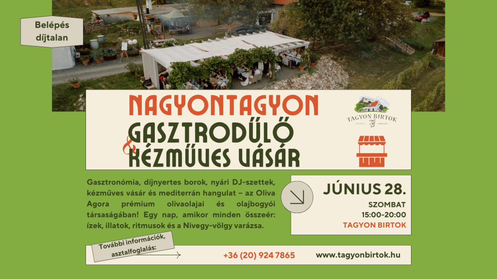 NagyonTagyon Gasztrodűlő & Kézműves vásár