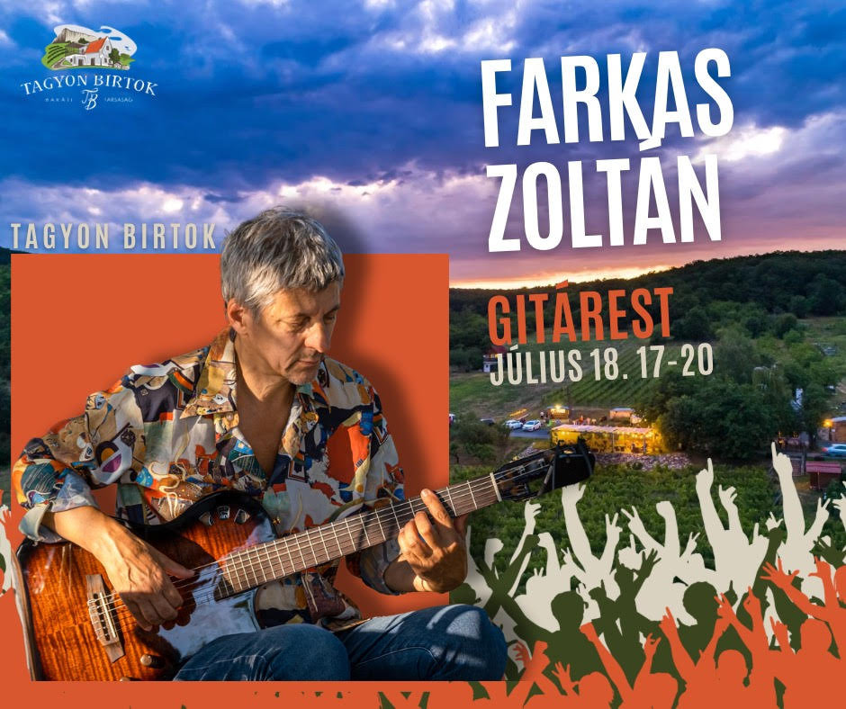 FARKAS ZOLI POP-ROCK-BRAZIL GITÁRESTJE A TAGYON BIRTOKON!