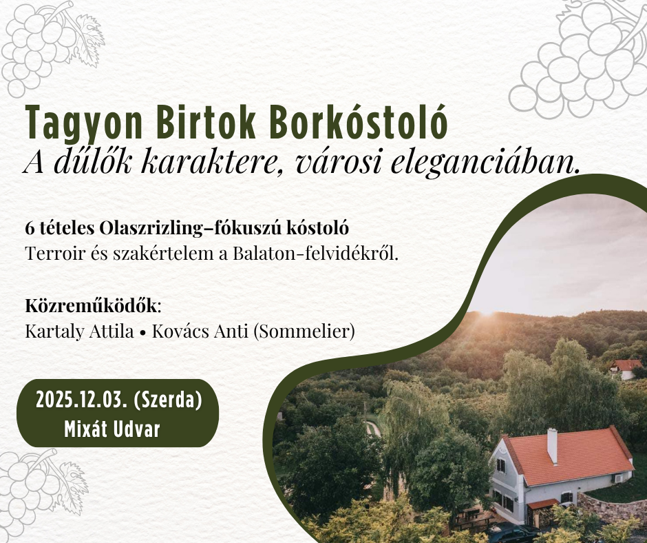 A dűlők karaktere, városi eleganciában – a Mixát Udvarban